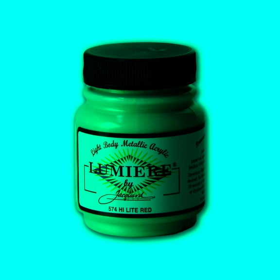 Jacquard Lumiere Acrylic Color, 2.25 oz., Hi-Lite Red