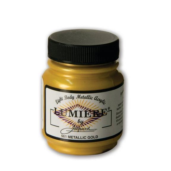 Jacquard Lumiere Acrylic Color, 2.25 oz., Metallic Gold