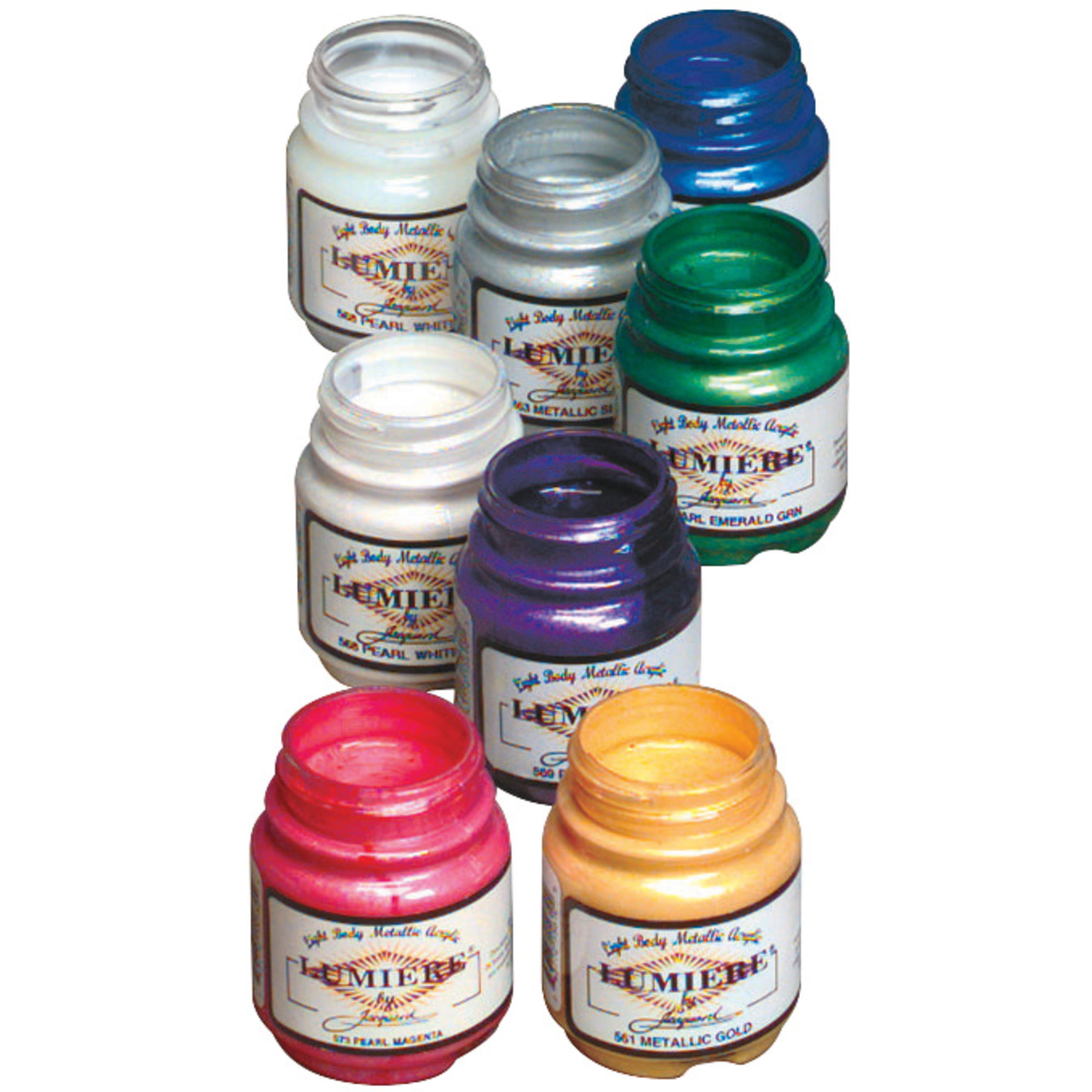 Lumiere Metallic Acrylic Paint (8 Pack), 2.25oz, Assorted - The Art  Store/Commercial Art Supply