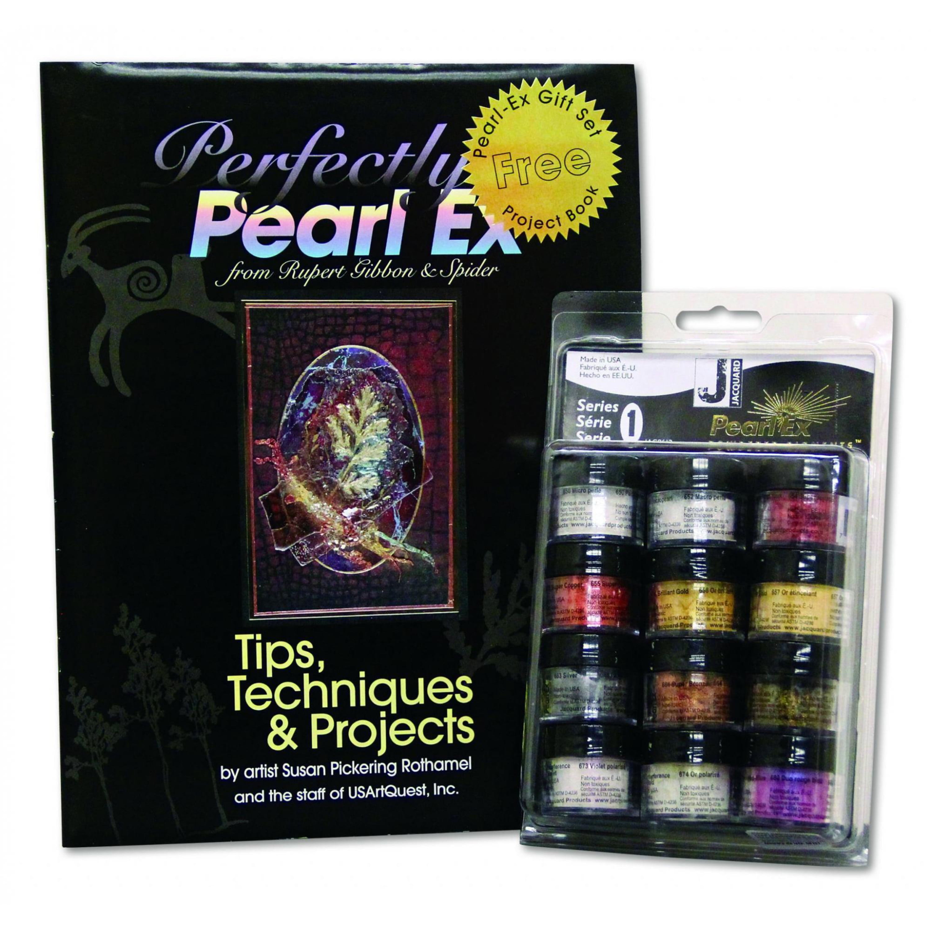 Jacquard Pearl Ex Mica Pigment Gift Set, 12-Colors