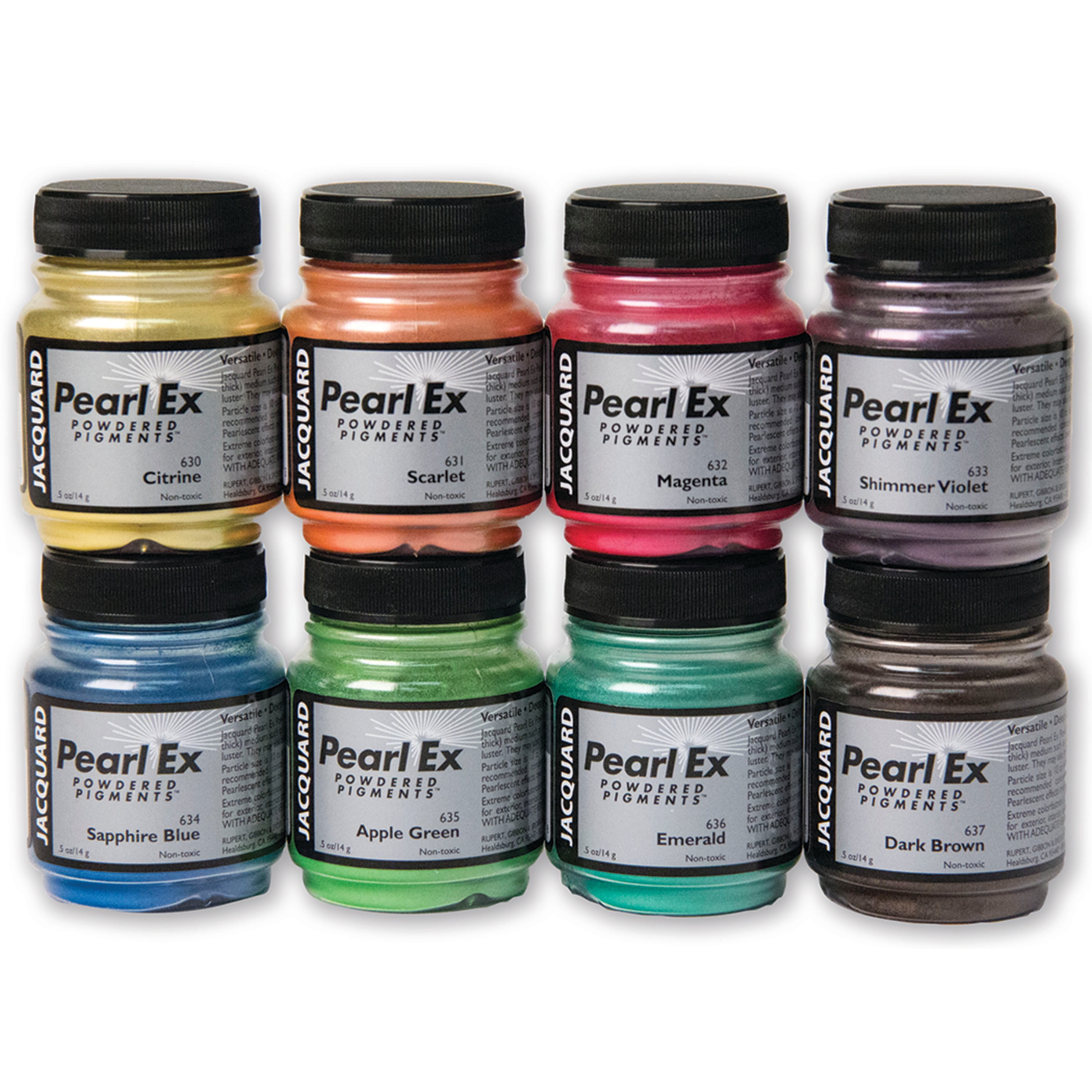 Jacquard Pearl EX Mica Pigment Set - 8 Colors