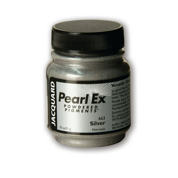 Pearl Ex Powdered Pigments - Silver - (.5/.75 oz)