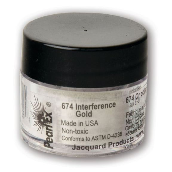 Jacquard Pearl Ex Pigment, 3g, Interference Gold