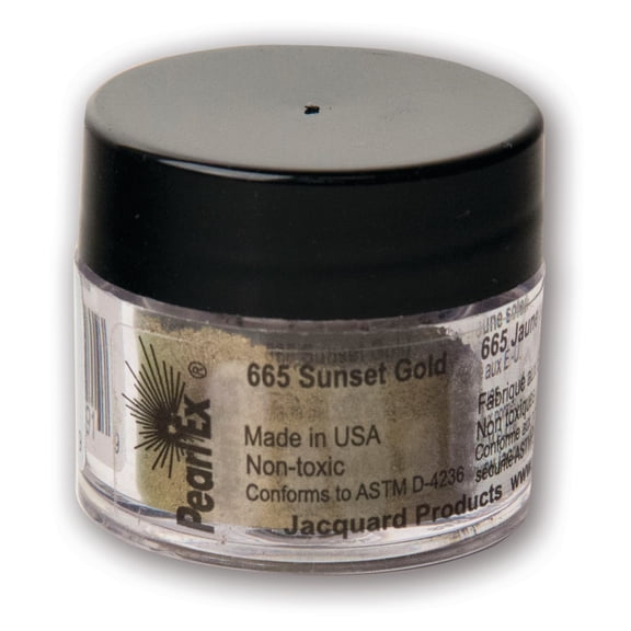 Jacquard Pearl Ex Pigment, 3g, Sunset Gold