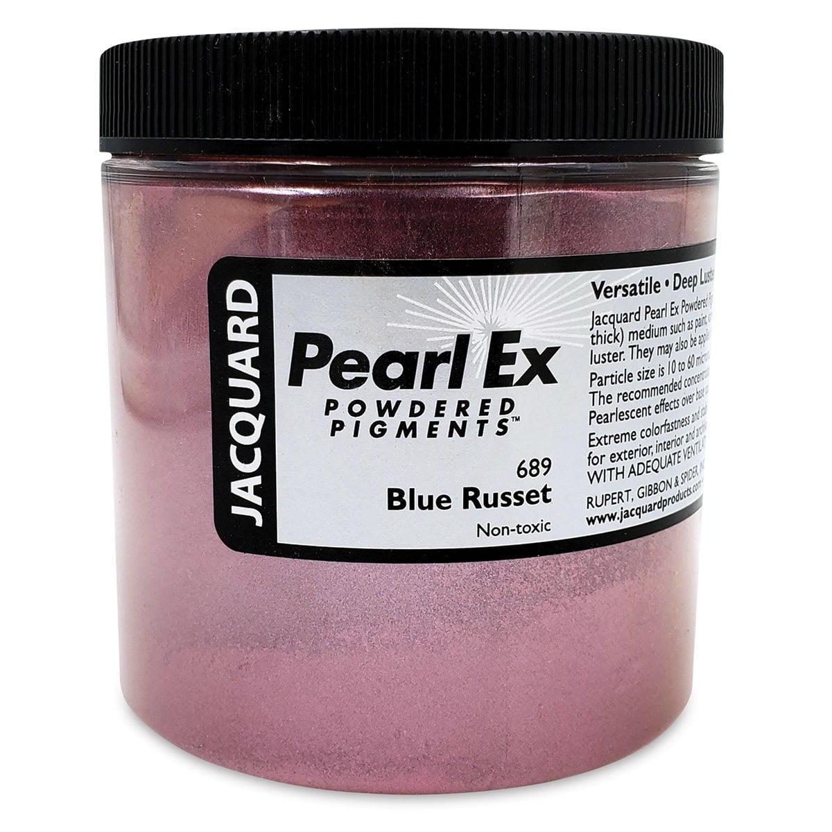 Jacquard Pearl Ex Powdered Pigments 4oz-#689 Blue Russet