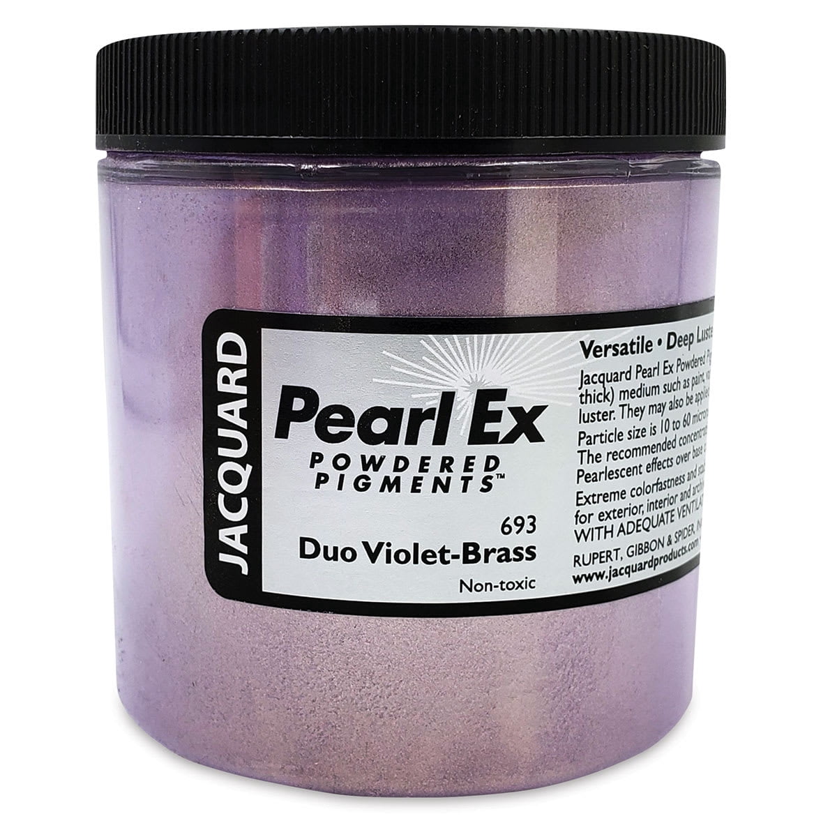 Jacquard Pearl Ex Powdered Pigments 4oz-#693 Duo Violet Brass
