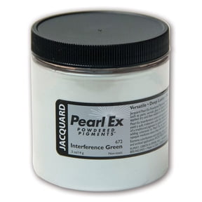Jacquard Pearl-Ex Pigment - 4 oz, Interference Green, Jar