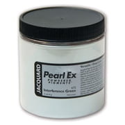 Jacquard Pearl-Ex Pigment - 4 oz, Interference Green, Jar