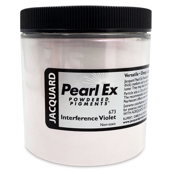 Jacquard Pearl-Ex Pigment - 4 oz, Interference Violet, Jar