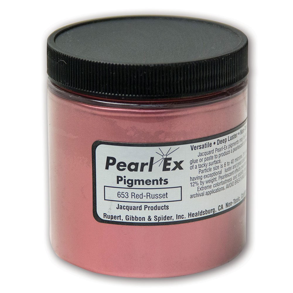 Jacquard Pearl Ex Powdered Pigments 4oz-#653 Red Russet