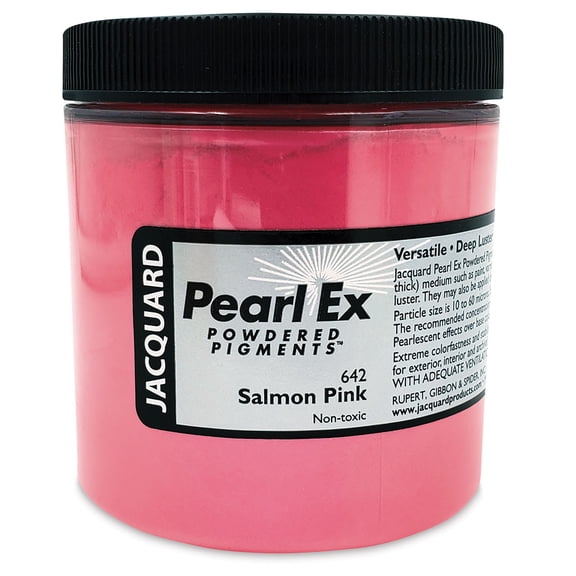 Jaquard Pearl Ex Powdered Pigments 4oz-#642 Salmon Pink