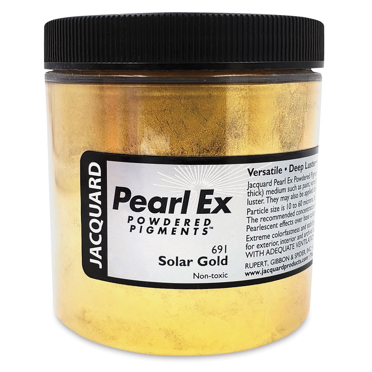 Jacquard Pearl Ex Powdered Pigments 4oz-#691 Solar Gold