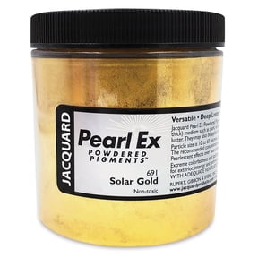 Jacquard Pearl-Ex Pigment - 4 oz, Solar Gold, Jar