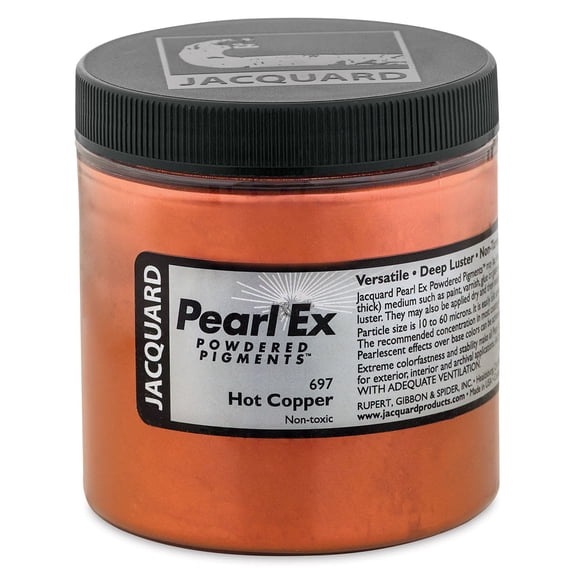 Jacquard Pearl-Ex Pigment - Hot Copper, 4 oz, Jar