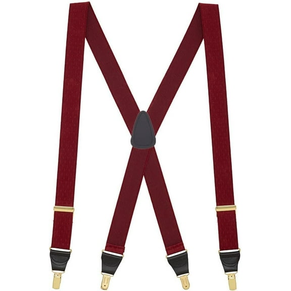 Jacquard Petite Diamonds Suspenders - CLIP