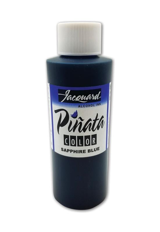 Jacquard Pinata Alcohol Ink, 4 oz., Sapphire Blue, Fabric Dye
