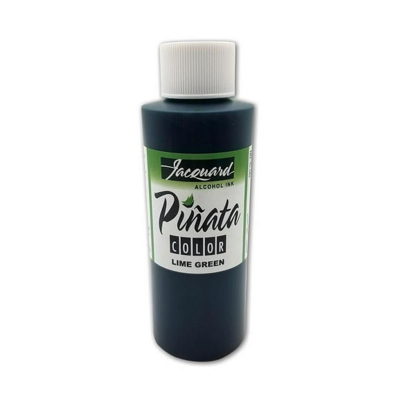 Jacquard Pinata Alcohol Ink, 4 oz., Lime Green, Fabric Dye