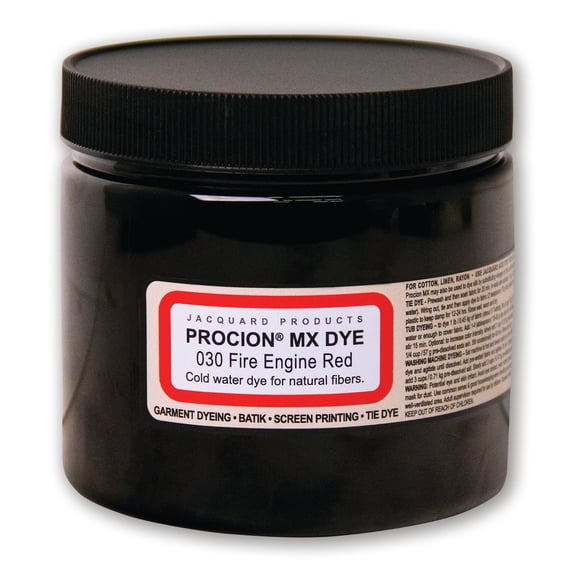 Jacquard Procion MX - Fiber Reactive Dye - 8 oz - Fire Engine Red