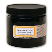 Jacquard Procion Mx Dye - Undisputed King of Tie Dye Powder - Golden Yellow - 8oz Net Wt - Cold Water Fiber Reactive Dye