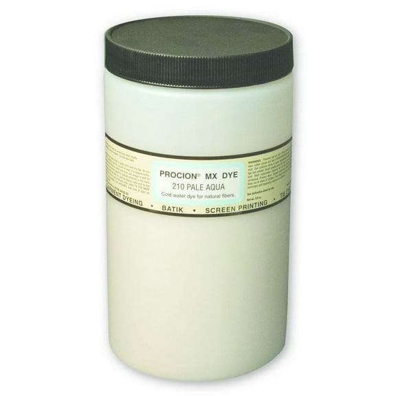Jacquard Procion Mx Fabric Dye Cold Water Dye for Natural Fibers Pale Aqua, 1lb