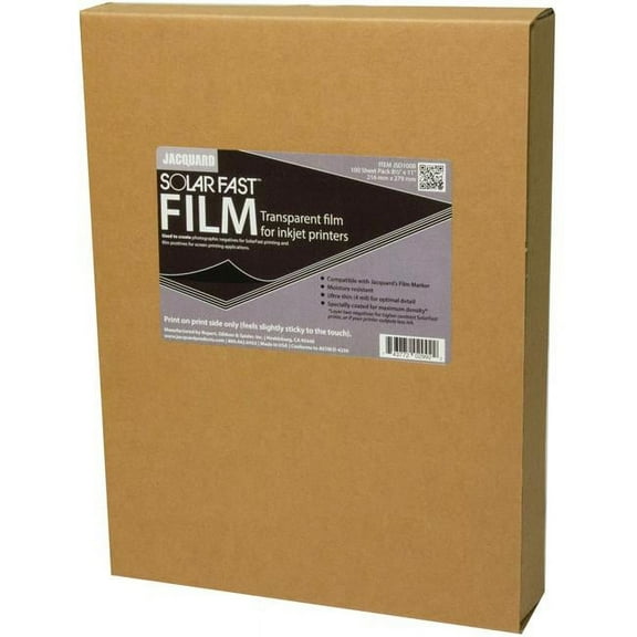 Jacquard SolarFast Film 100/Pkg