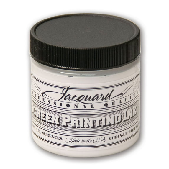 Jacquard Professional Screen Printing Ink, 4 oz., Super Opaque White