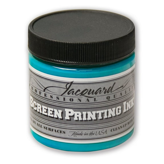 Jacquard Professional Screen Printing Ink, 4 oz., Turquoise