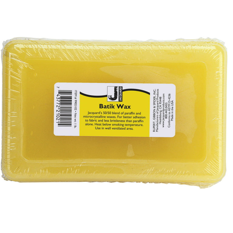 Jacquard Sax Batik Wax, Yellow, 1 lb Block 
