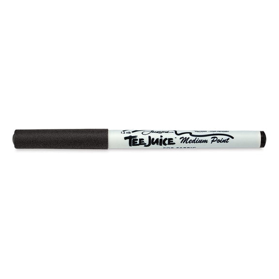 Jacquard Tee Juice Fabric Marker - Black, Medium Point, Marker