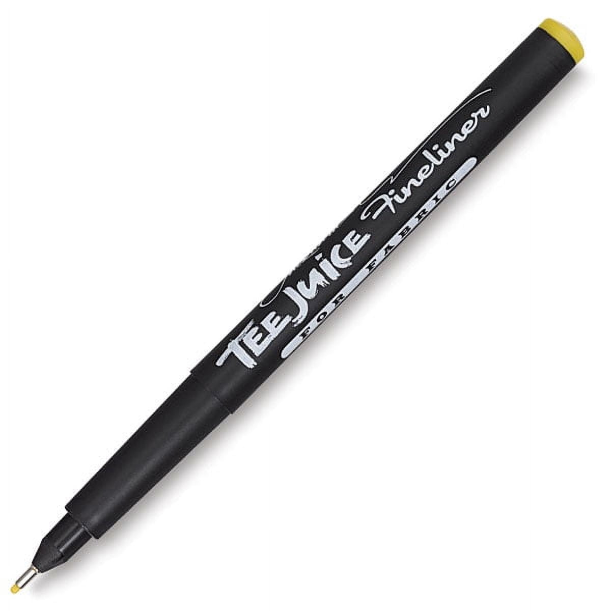 Jacquard Tee Juice Fabric Marker - Golden Yellow, Fine Point, Marker