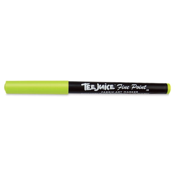 Jacquard Tee Juice Fabric Marker - Spring Green, Fine Point, Marker