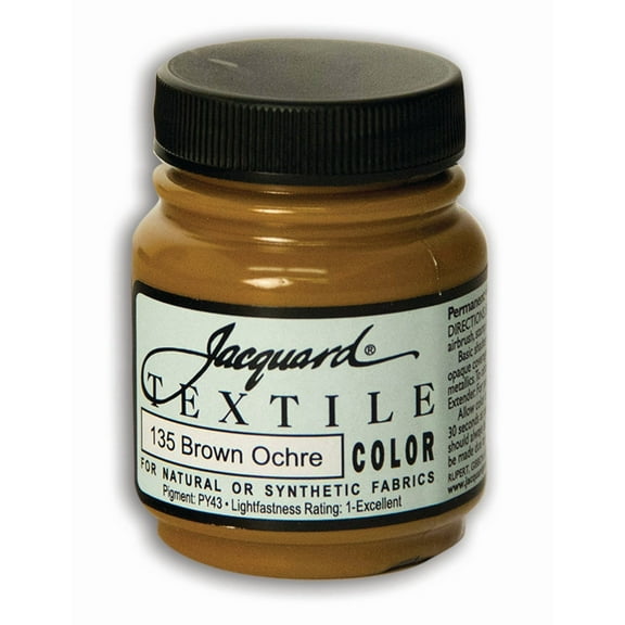 Jacquard Textile Color - Fabric Paint - (2.25 oz) - Brown Ochre