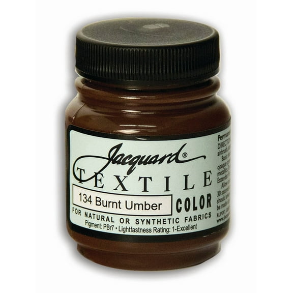 Jacquard Textile Color - Fabric Paint - (2.25 oz) - Burnt Umber