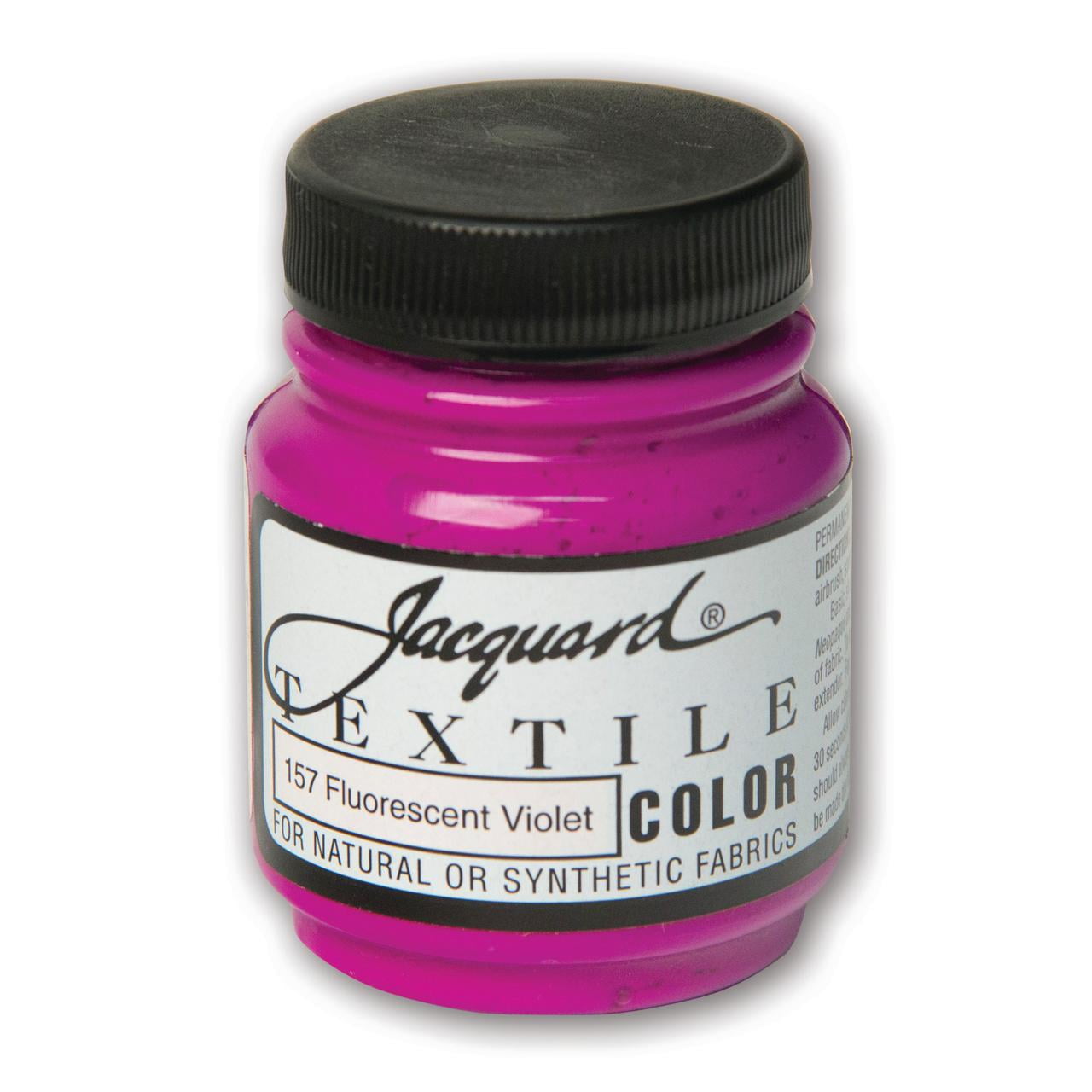 Jacquard Textile Color Fabric Paint 2.25oz Fluorescent Violet