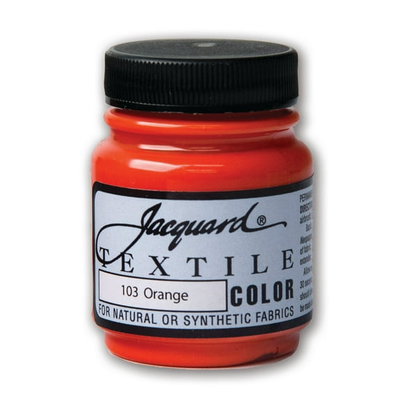 Jacquard Textile Color - Fabric Paint - (2.25 oz) - Orange