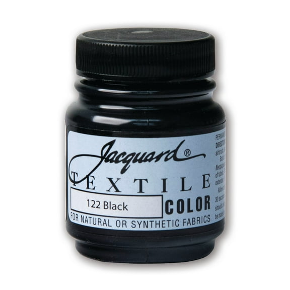 Jacquard Textile Color - Fabric Paint - (2.25 oz) - Black
