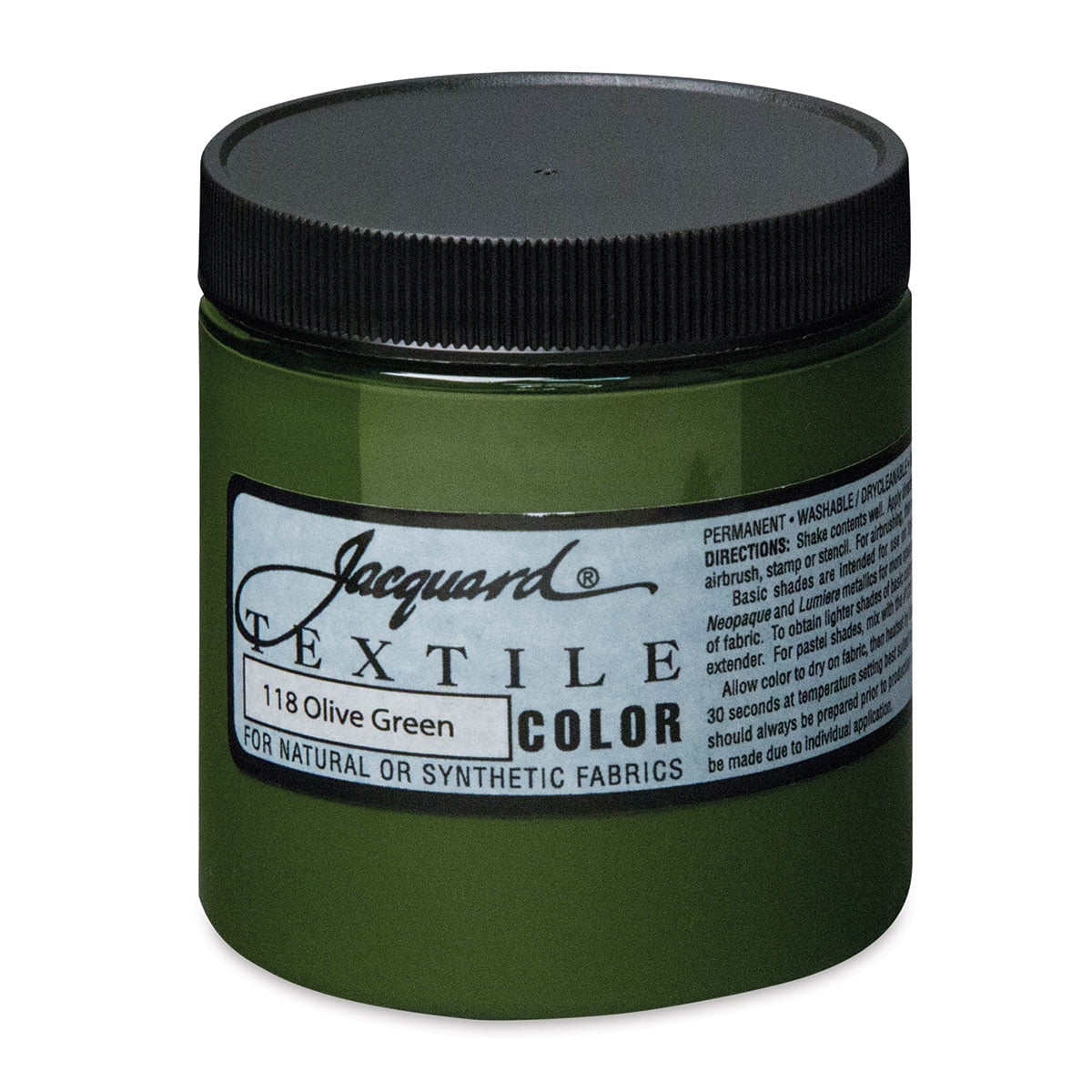 Jacquard Textile Color Fabric Paint 8ozOlive Green