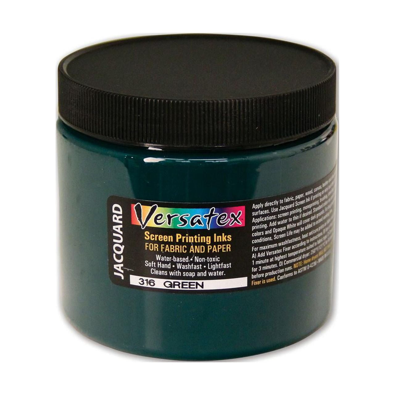 Jacquard Versatex Screen Printing Ink, 16 oz., Green