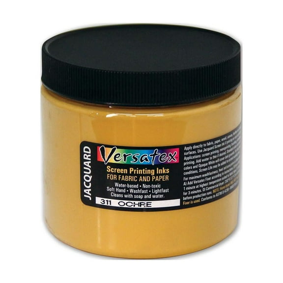 Jacquard Versatex Screen Printing Ink, 16 oz., Ochre