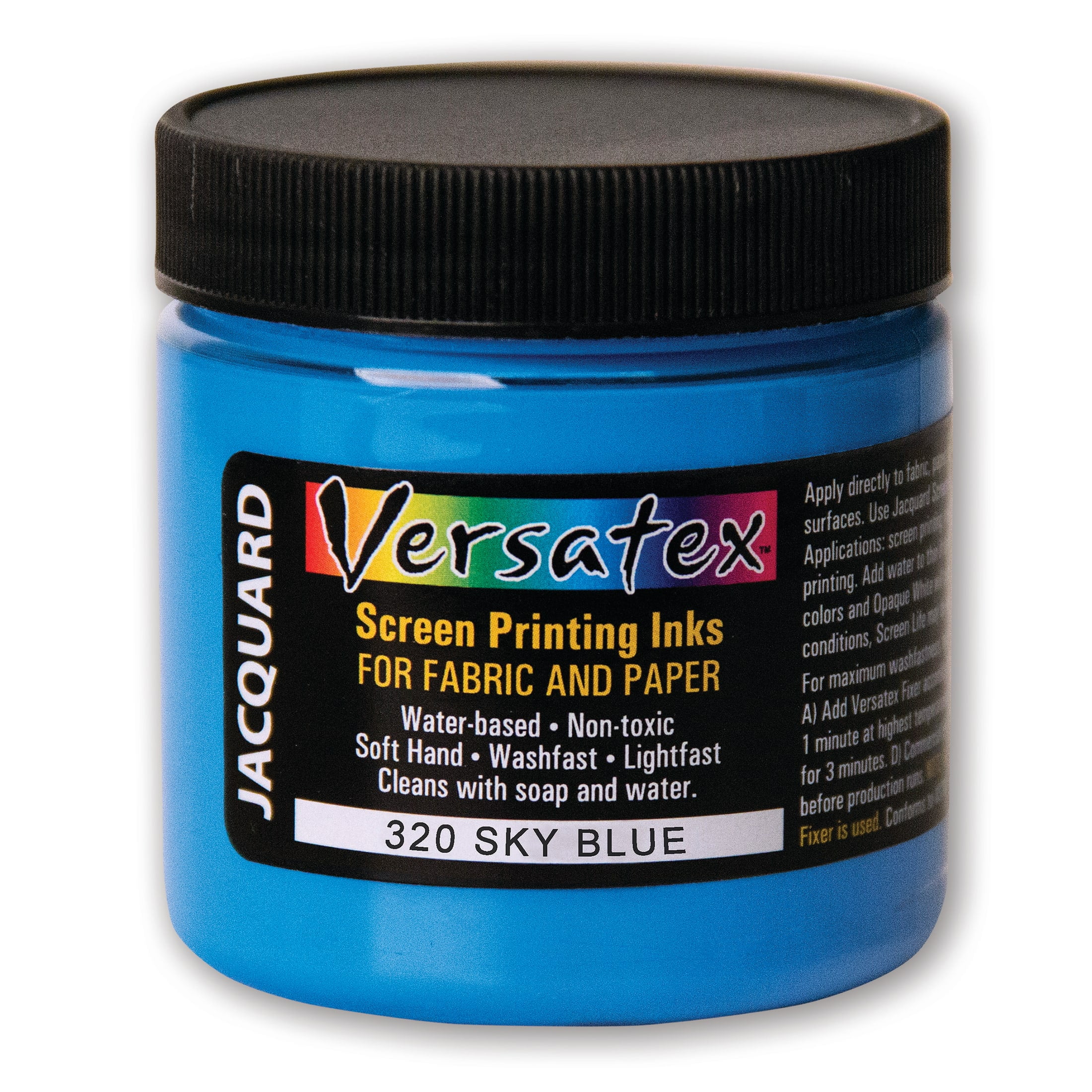 Jacquard Versatex Screen Printing Ink, 4 oz., Sky Blue