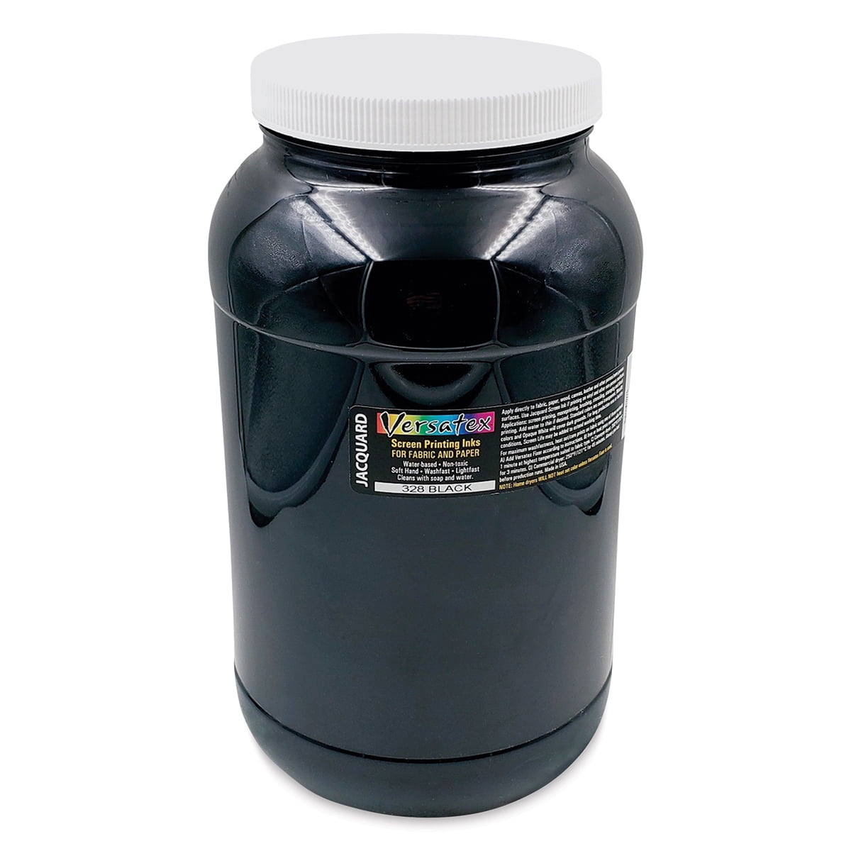Jacquard Versatex Screen Printing Ink Black, 128 oz jar