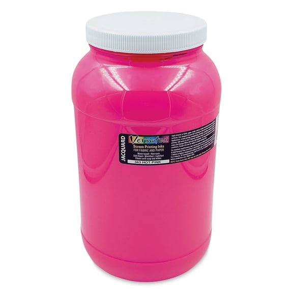 Jacquard Versatex Screen Printing Ink - Hot Pink, 128 oz jar