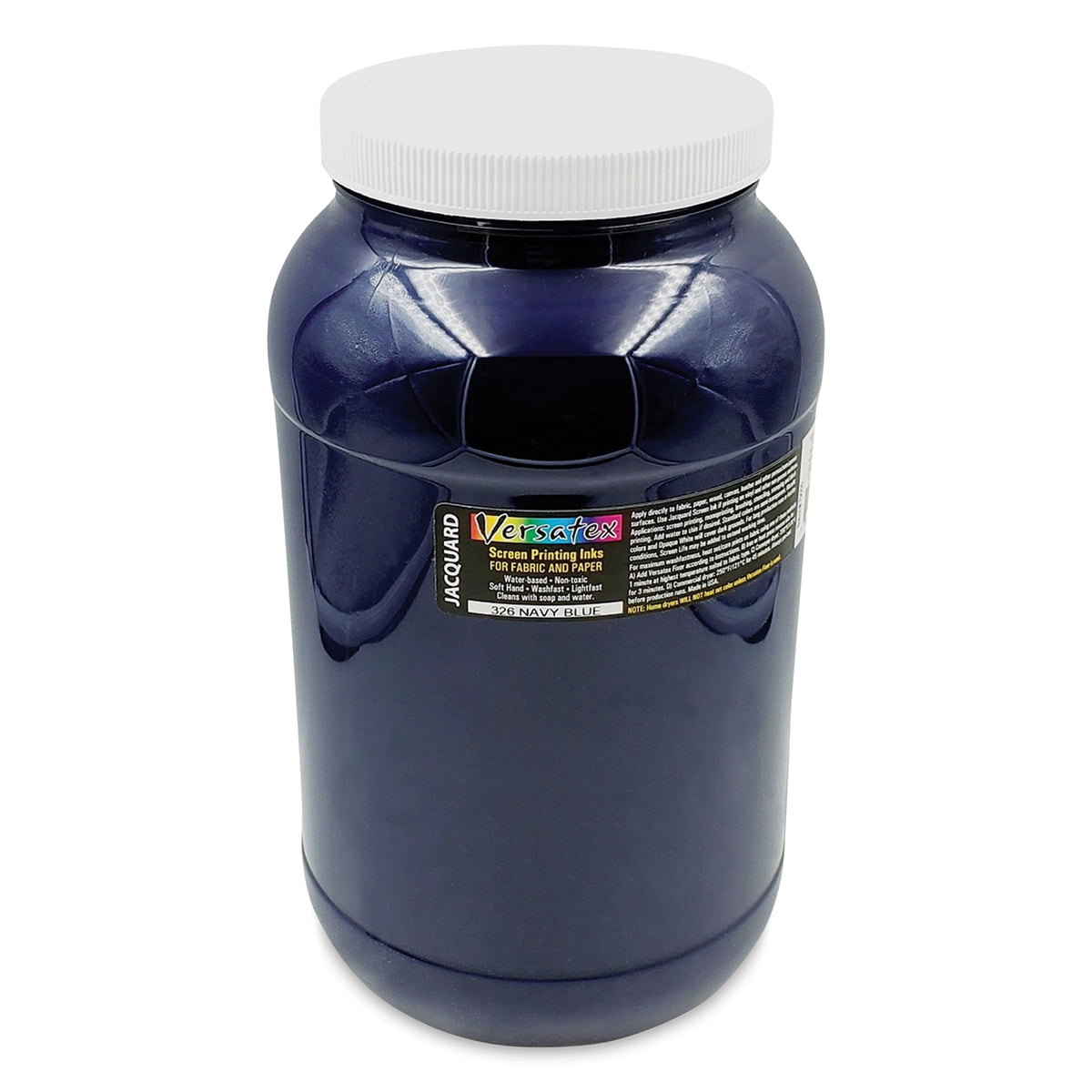 Jacquard Versatex Screen Printing Ink Navy Blue, 128 oz jar