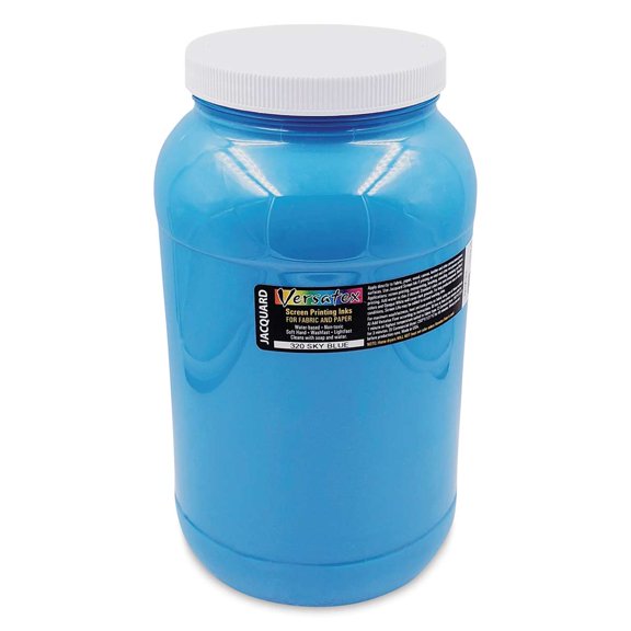 Jacquard Versatex Screen Printing Ink - Sky Blue, 128 oz jar