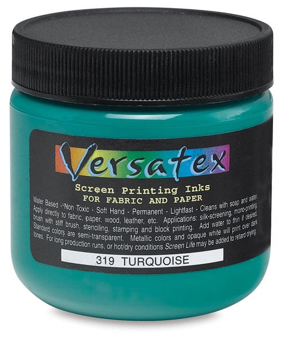 Jacquard Versatex Screen Printing Ink Sky Blue, 16 oz jar