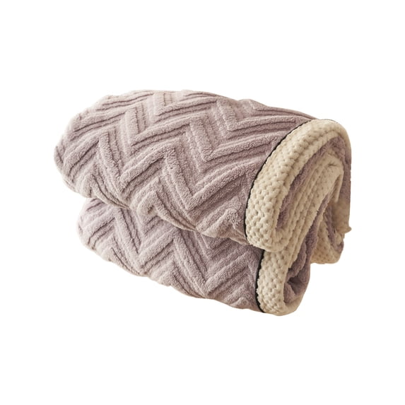Jacquard Weave Blanket 47x79in Three Layer Thick Quilt Sofa Bed Cover Multi-Season Throw Stylish Sofa Cover