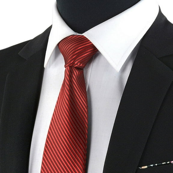 Jacquard Woven New Fashion Classic Striped Tie Men's Silk Suits Ties Necktie