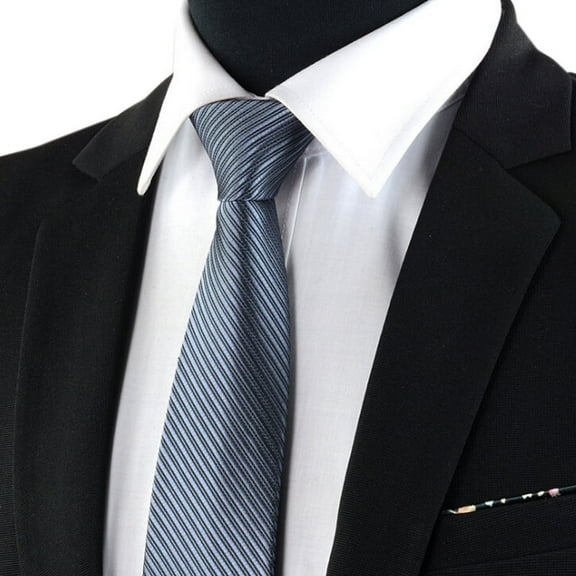 Jacquard Woven New Fashion Classic Striped Tie Men's Silk Suits Ties Necktie