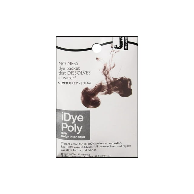 Jacquard iDye Color Silver Grey, Polyester / Nylon, 14 g packet