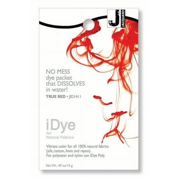 Jacquard iDye - Natural Fabrics - True Red